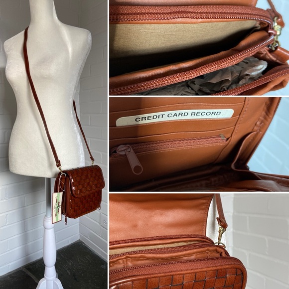 brand new purse, new crossbody bag, brown braided bag, new with tags crossbody - Picture 3 of 11